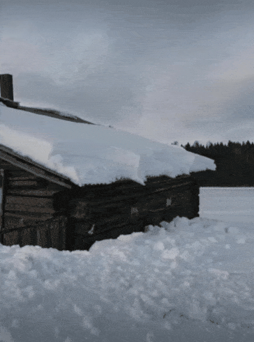 Снег с крыши